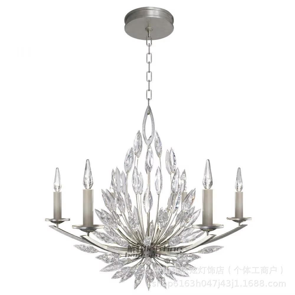 店宴酒会厅大吊灯售楼处沙盘别52607墅楼梯开工程灯孔雀屏晶吊水