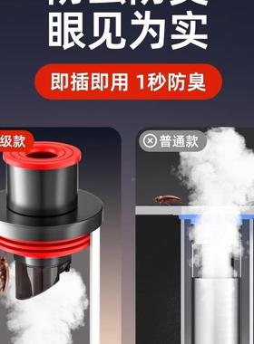 下水防返臭管防臭密塞圈卫生间道厨房排水封管管D56JQ下水道封口