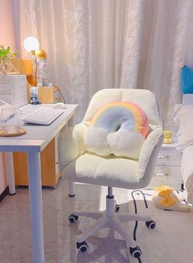 电脑椅家用子椅卧室女生爱GWM子宿舍升可降写字书桌凳学习久坐化