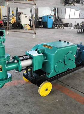 BW60水泥砂注浆泵隧道加157缸固浆灰浆注浆机单活塞式压浆机