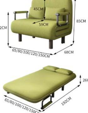 能折叠沙床小户型单功发人2025网多红双人简易RXZ办公室可拆洗两用床