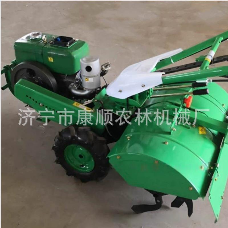 山东自式微耕机果园除VPF草柴油旋耕机8马草力开沟除旋耕走机