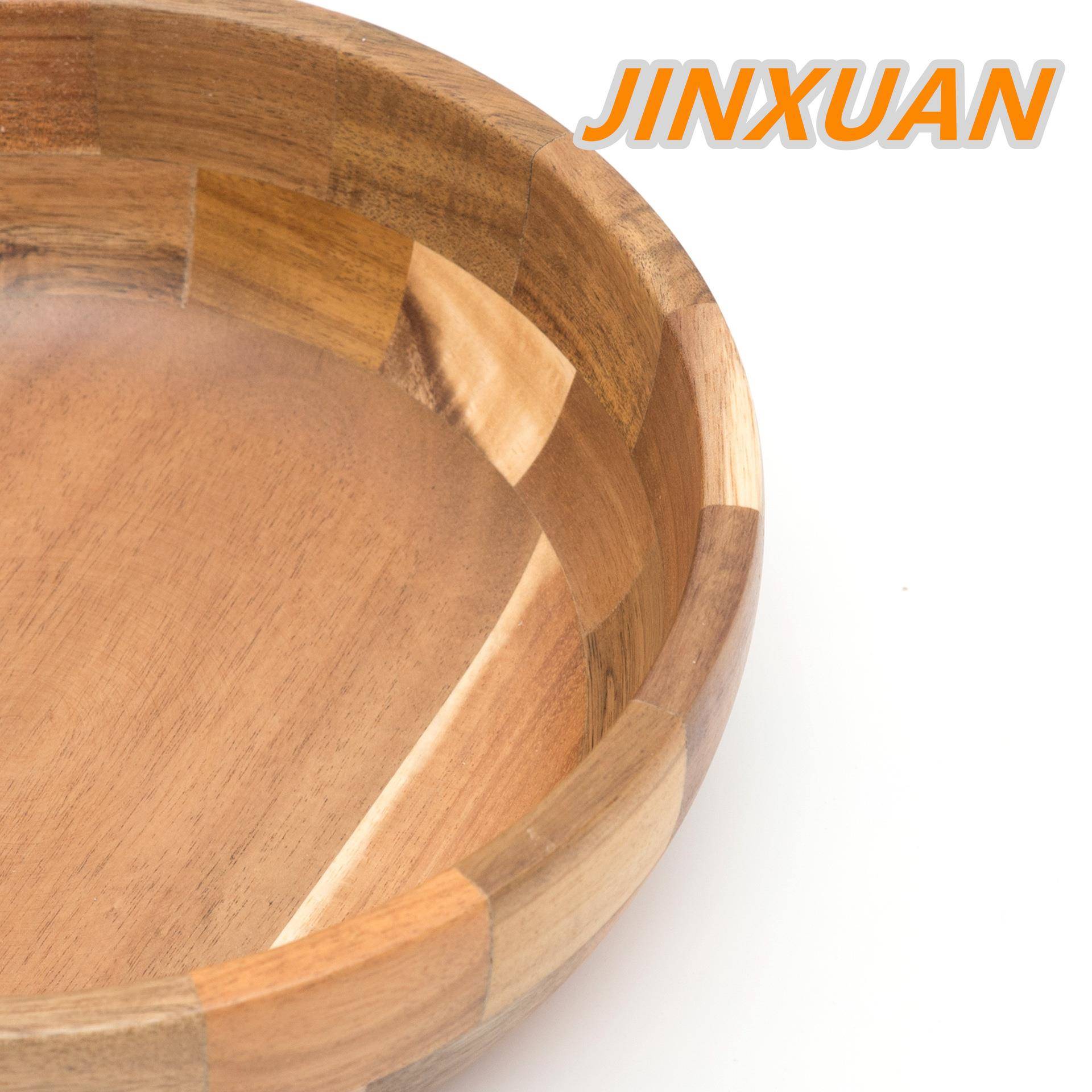 竹碗沙拉碗实木相思木套碗纳碗相号思木碗和面JX-50碗收大圆形装