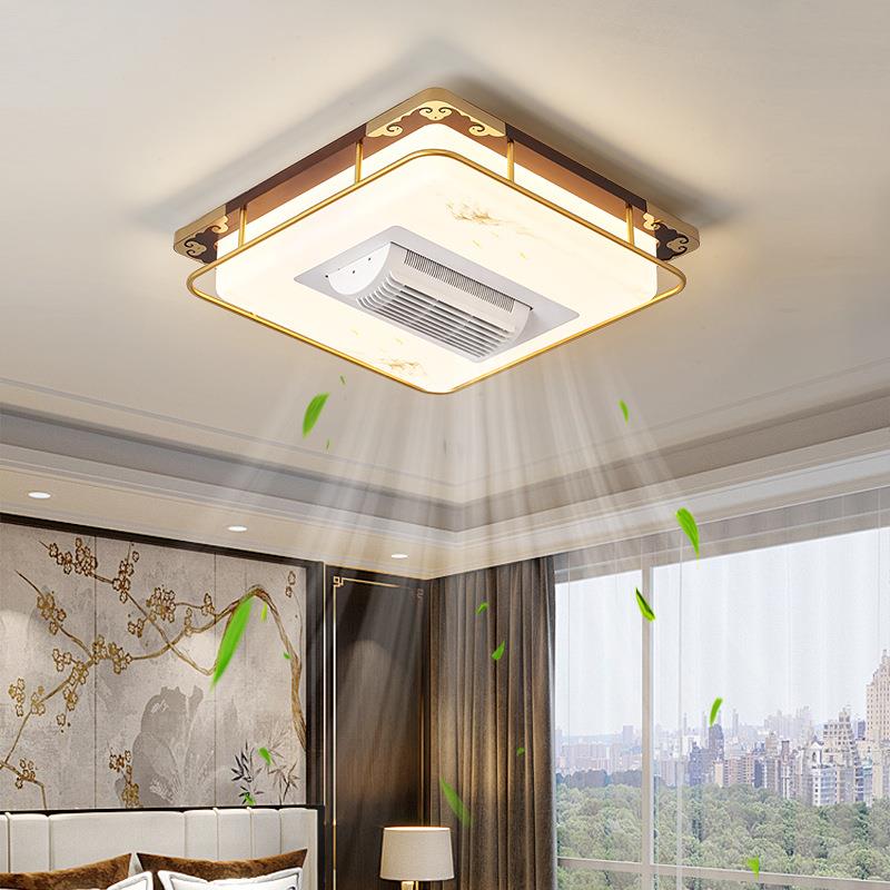 风新中式0客厅顶灯大厅主灯225新款餐厅静895音风扇灯吸卧室吸顶