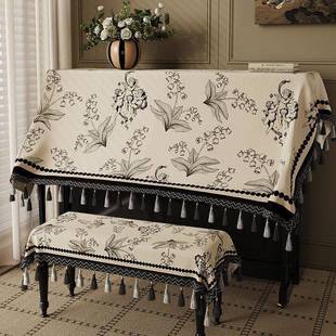 美通钢式钢琴防尘罩盖$$kloon布全电罩琴琴顶用半罩遮灰盖巾琴凳