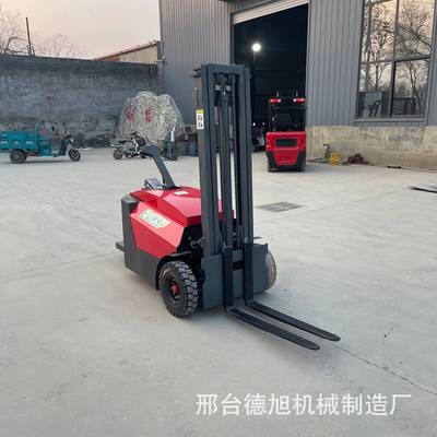 踏板式堆高车全电动搬运装卸叉车站驾式堆垛车仓库升降电动叉车