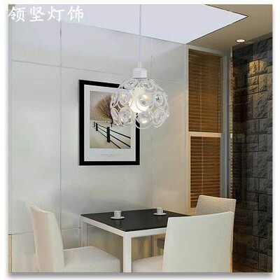 餐厅吊灯三头简约餐厅灯led餐吊灯饭厅个性创意吧台吊灯