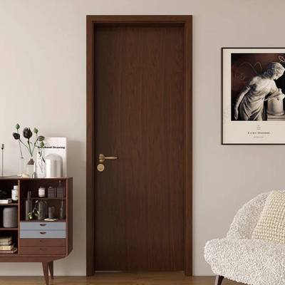 重庆开颜木门卧室中式室内新款双门全套室内门简约中古风卧室门