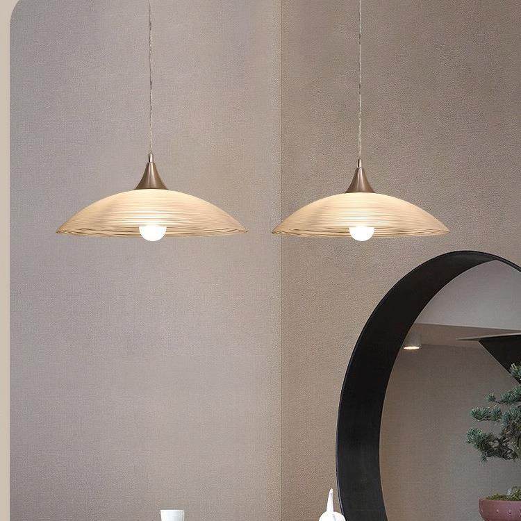 餐厅吊灯意式轻奢极简全光谱商用餐厅吊灯网红日式玻璃飞碟小吊灯,家装灯饰光源,智能吊灯,淘宝优惠券,粉丝福利购,淘宝优惠卷