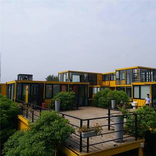 集装箱房屋民宿餐厅网红集装箱商业街办公楼营销中心驿站生产厂家