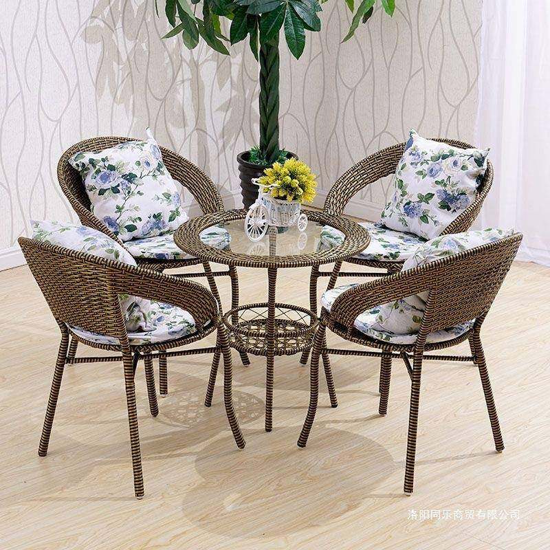 阳台小桌椅藤椅三件套网红庭院室外小茶几户外休闲阳台茶桌椅组合,商业/办公家具,商用藤编家具,淘宝优惠券,粉丝福利购,淘宝优惠卷