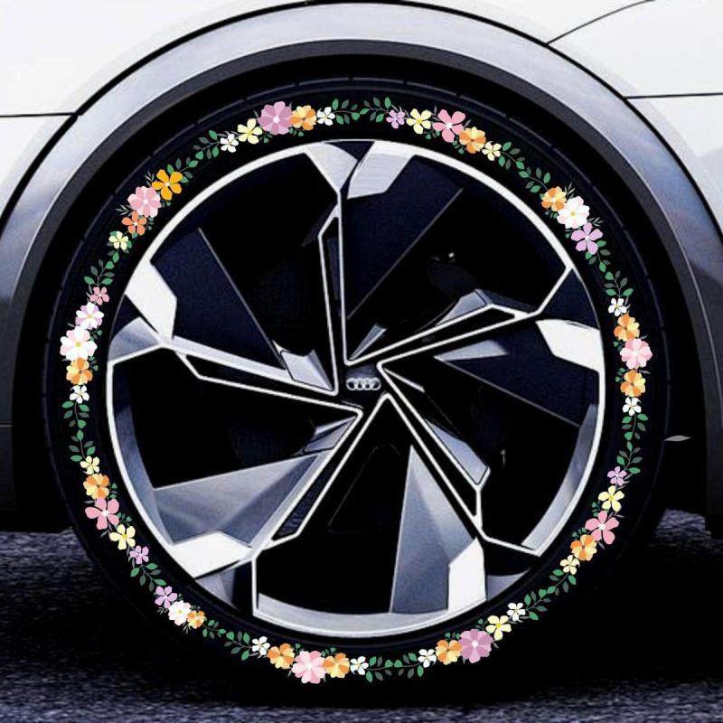 Z8Y轮毂轮胎贴纸炫酷个性改装高品质防水车贴一路生花自粘新款,汽车用品/电子/清洗/改装,防撞胶条/防刮条,淘宝优惠券,粉丝福利购,淘宝优惠卷