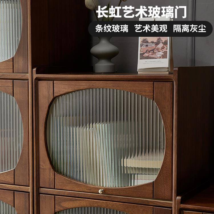 实木客厅五斗柜收纳柜防尘卧室储物柜房间置物夹缝窄书柜立柜新款