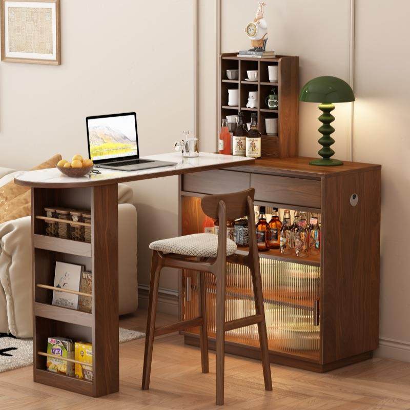 吧台桌可伸缩实木隔断柜双面沙发边柜客厅餐桌一体岛台小户型休闲,美容美体仪器,其它面部美容工具配件,淘宝优惠券,粉丝福利购,淘宝优惠卷