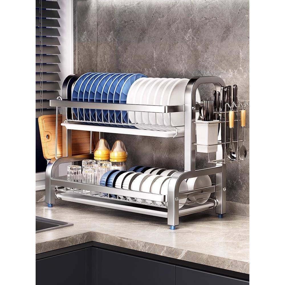 304不锈钢碗碟收纳架沥水碗盘放碗碟子盘子碗架厨房置物架多功能,厨房/烹饪用具,抹布架/厨房清洁收纳架,淘宝优惠券,粉丝福利购,淘宝优惠卷