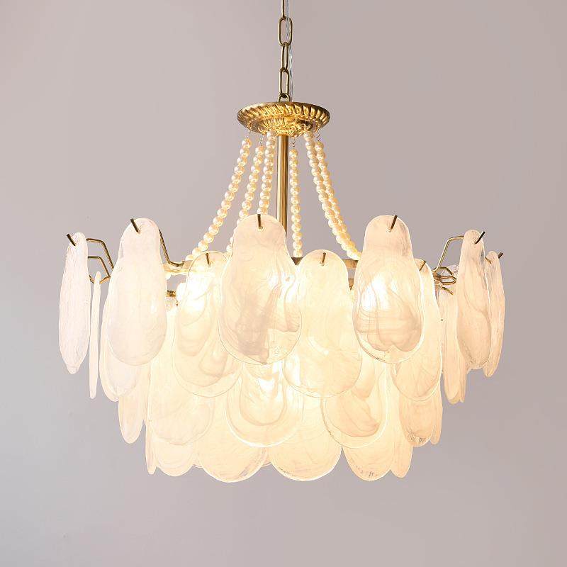 新款水晶后现代大气法式灯饰客厅吸顶吊灯玻璃羽毛吊灯温馨卧室灯,家装灯饰光源,智能吊灯,淘宝优惠券,粉丝福利购,淘宝优惠卷