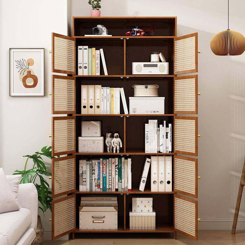 书架置物架落地家用客厅带门靠墙收纳防尘儿童简易多层储物柜书柜,美容美体仪器,其它面部美容工具配件,淘宝优惠券,粉丝福利购,淘宝优惠卷