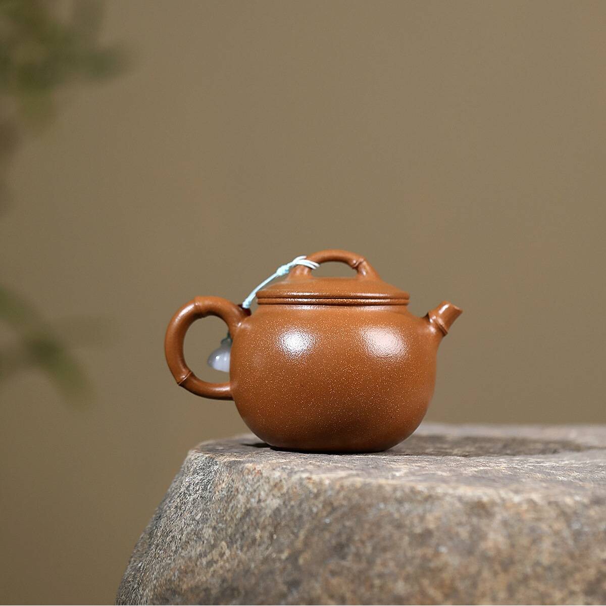 宜兴紫砂壶匠人手工制作原矿降坡泥竹墩壶家用茶具泡茶壶产地直销