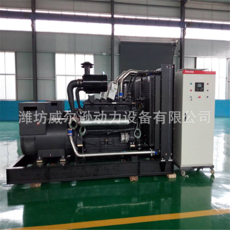 潍坊500kw12缸柴油发电机组工地养殖场备用电源酒店柴油发电机组