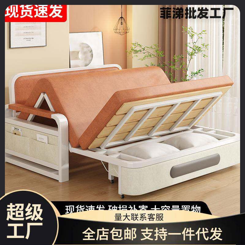 1米2的折叠沙发床折叠可伸缩一体小户型两用阳台单人多功能新款客