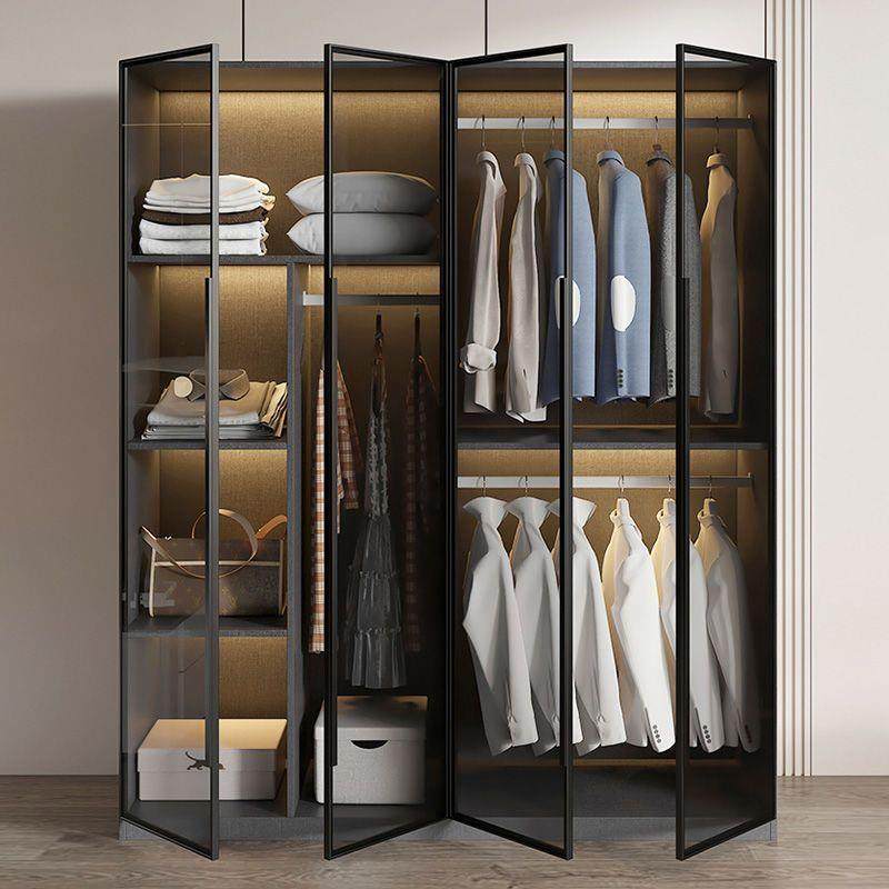 轻奢衣柜家用卧室实木质小户型衣橱现代简约储物柜免安装玻璃柜子,美容美体仪器,其它面部美容工具配件,淘宝优惠券,粉丝福利购,淘宝优惠卷