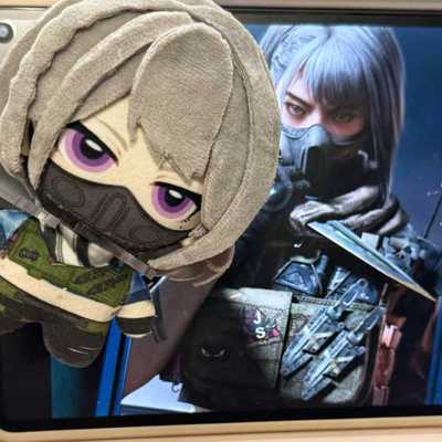 三角洲行动周边同人骇爪棉花娃娃