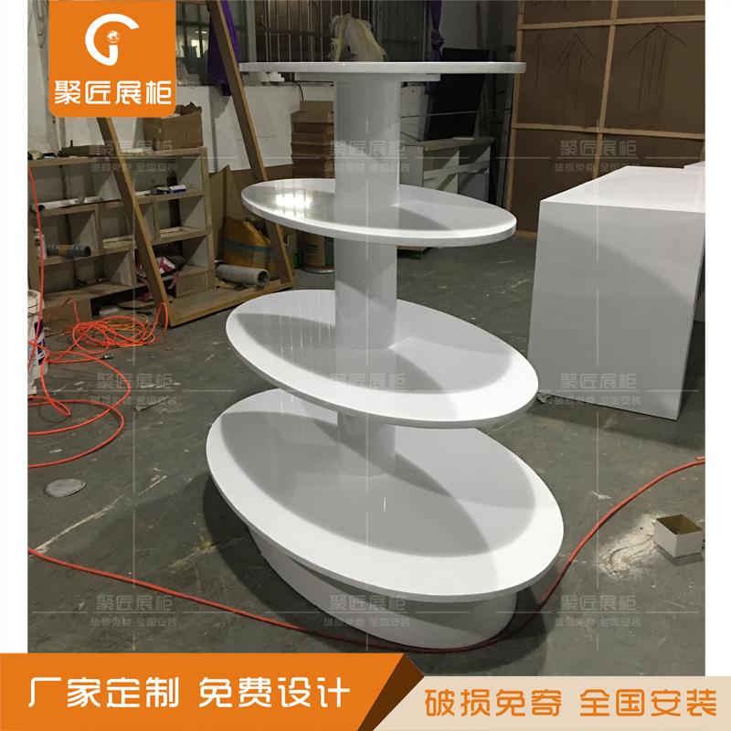 整店儿童21玩具展柜玻圆形花通透高钢柜雕塑造型雕展示台璃树叉柜
