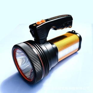 手电筒聚光长续航手提灯大功率强光充电远射巡逻应急探照灯