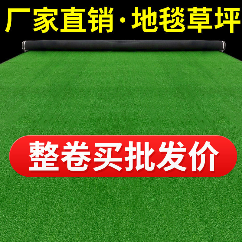 人造草坪仿真草坪塑料假绿植幼儿园人工草皮户外装饰绿色地毯垫子