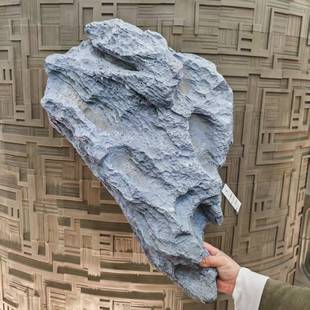 Pu泡沫仿真英德石景观石头灰色泡沫假石头酒店园林工程青龙石