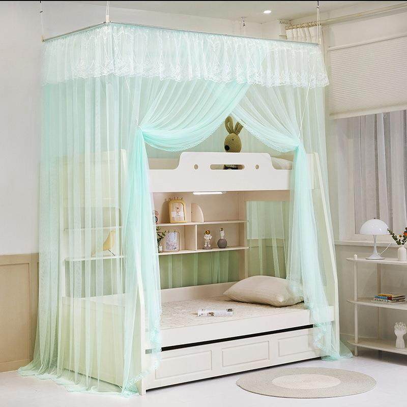 蚊帐家用2025新款吸顶粘钩式子母床上下铺梯形一体家用儿童上下新,床上用品,蚊帐,淘宝优惠券,粉丝福利购,淘宝优惠卷