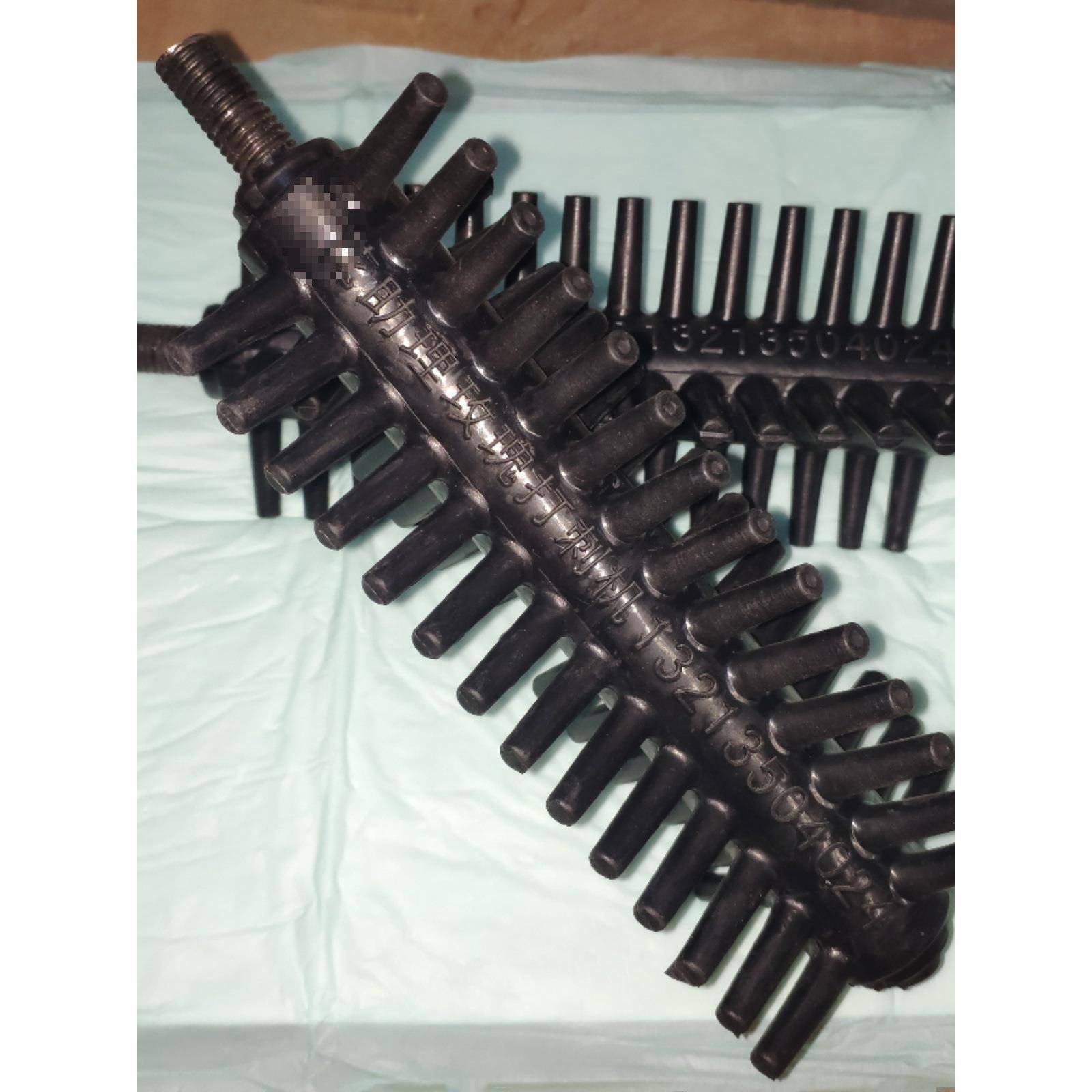 玫瑰鲜花打刺机除刺去刺机橡胶棒橡胶辊橡胶毛刷滚轮辊轴