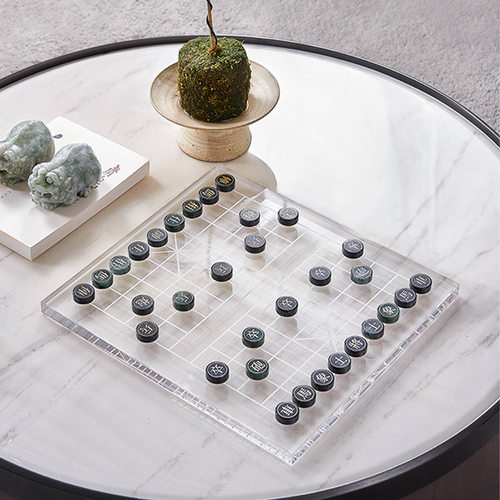 现代简约创意中国象棋摆件办公室书桌装饰品茶室客厅软装饰品摆件