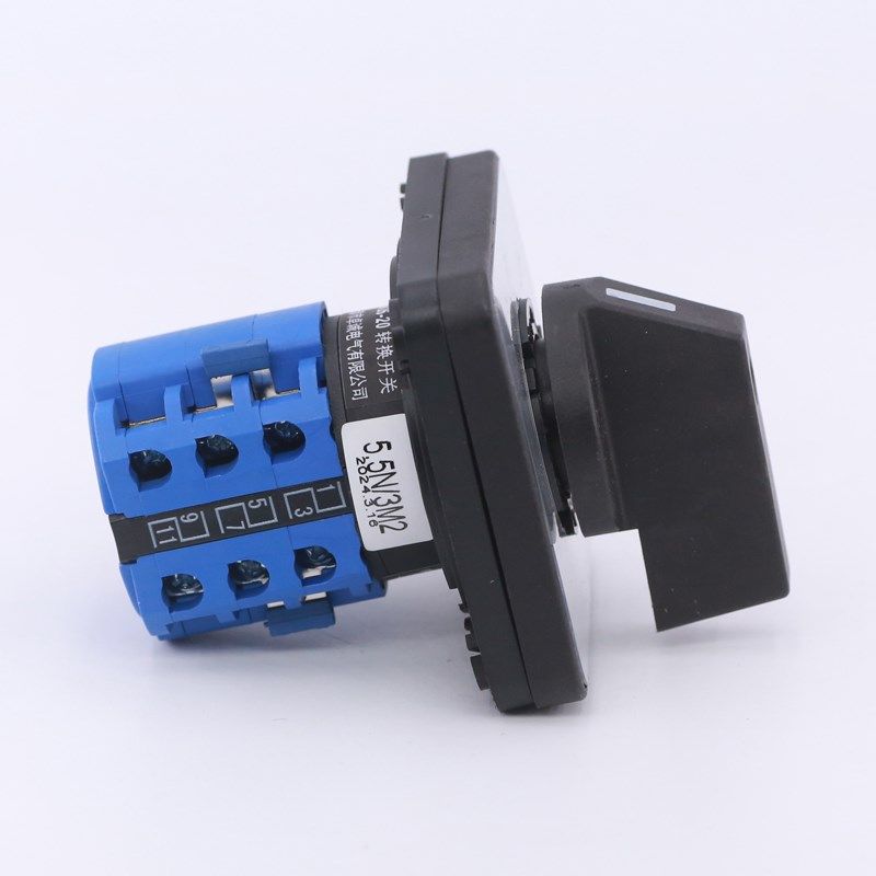 LW26-20 5.5N/3M2面板380V三相电机倒顺床台式钻床正反转万能转换