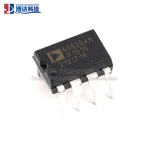 原装正品 直插 AD620ANZ DIP-8 低漂移 低功耗仪表放大器IC芯片
