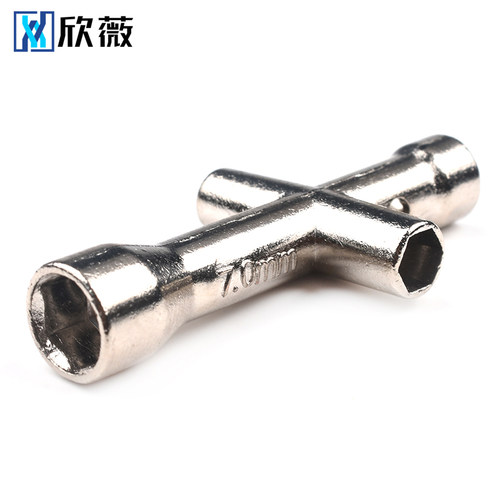 L型十字套筒扳手7字穿孔弯头烟斗型双头六角M2/M2.5/M3/M4电子DIY