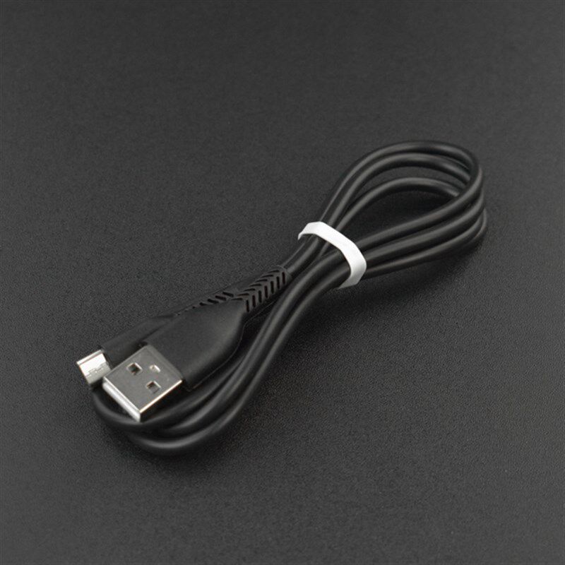 支持Arduino供电 手机充电1米黑色MicroUSB数据线microbit