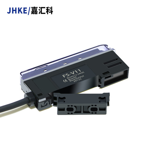 数显光纤放大器FS-V11漫反射感应器E3X-NA11传感器光纤探头线 24V