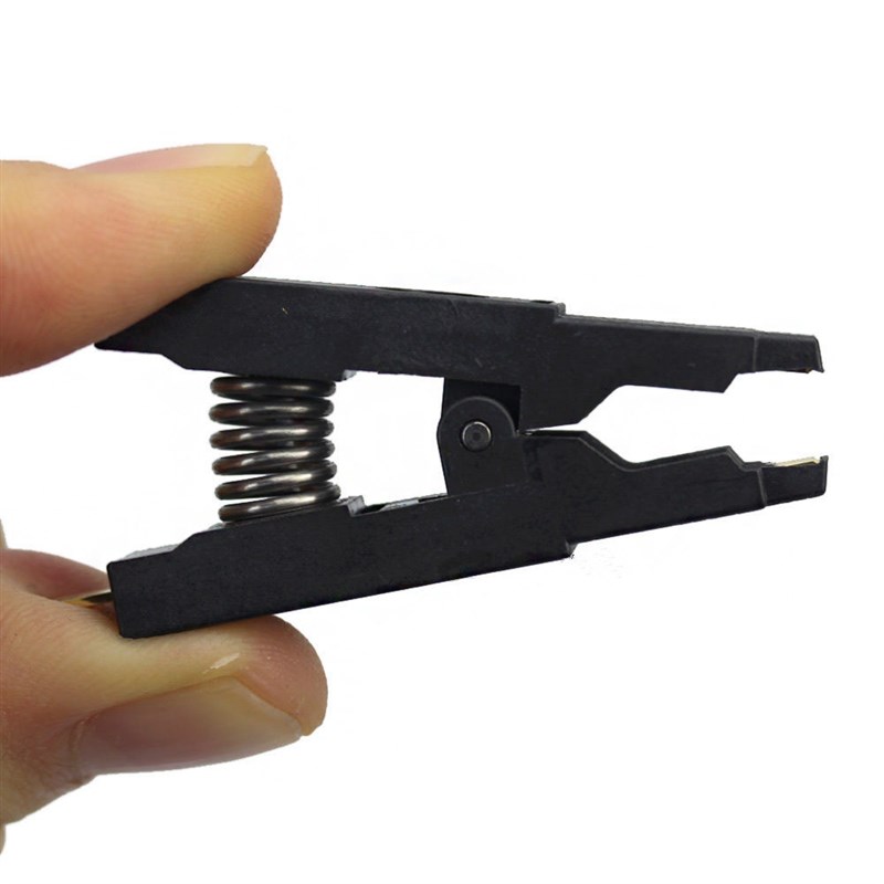 可烧录通用测试夹  宽窄体8脚通用夹 SOP8脚BIOS夹子适配夹