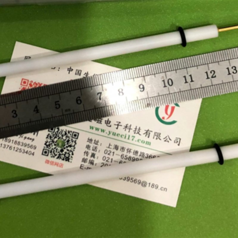 加长杆 10*10*0.1mm铂电极 铂片电极  15*15工作对电极 杆长120mm