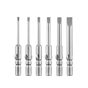 4mm一字型电批头4*40起子头800电动螺丝刀头S2高硬度电动螺丝批咀