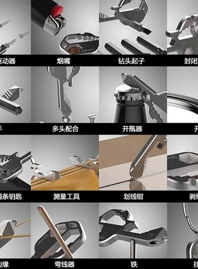 发光白色户外战术折叠剪刀多功能战术钳急救医疗剪猛龙剪刀玻璃机