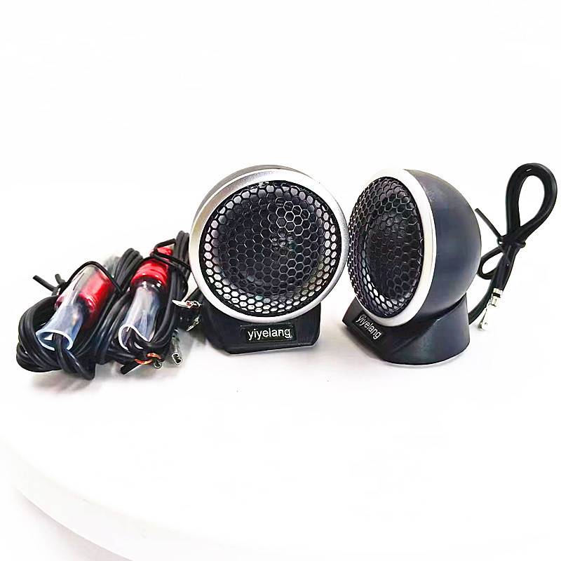 厂家25mm喇叭圆形4欧100W丝膜车扬声器1.5寸高音喇叭现货车用汽车