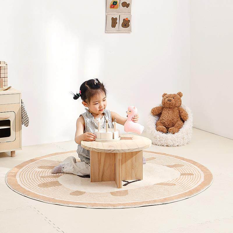实木桌儿童小圆桌幼儿园手工小桌子家用看书学习桌韩系小茶几摆件,基础建材,脚轮/万向轮,淘宝优惠券,粉丝福利购,淘宝优惠卷
