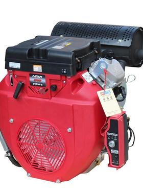 22HP24马力双缸汽油机发动机2V78F高压清洗机2v80F27马力吸沙