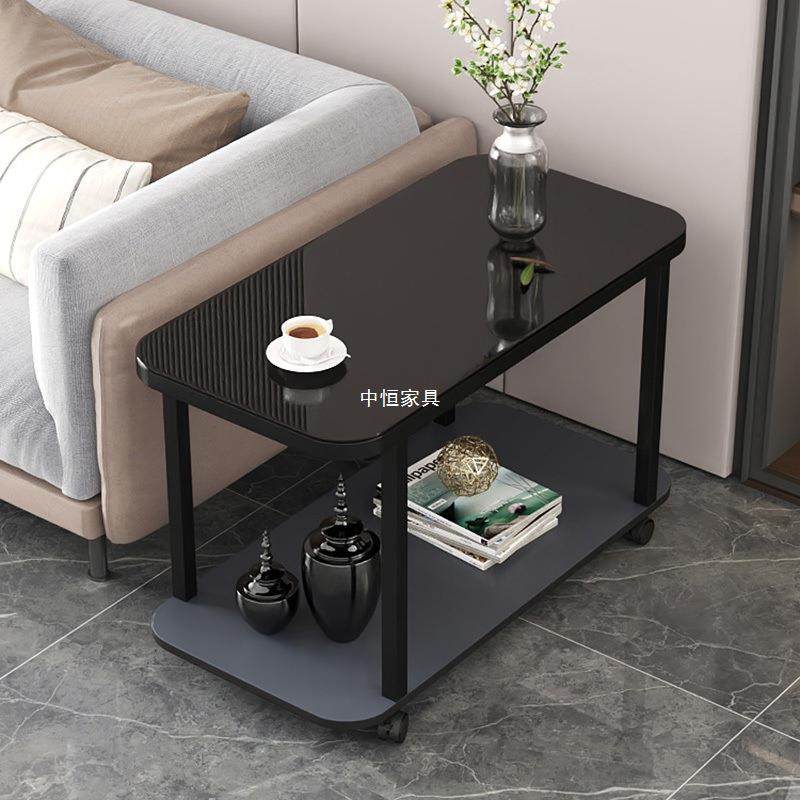 边几可移动简约客厅中间小茶几小桌子沙发边柜侧边柜双层玻璃角几,基础建材,脚轮/万向轮,淘宝优惠券,粉丝福利购,淘宝优惠卷