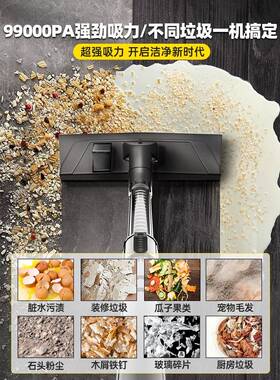 绿一吸尘器大吸力家用洗车装修开荒大功率粉尘商用工业吸尘机F