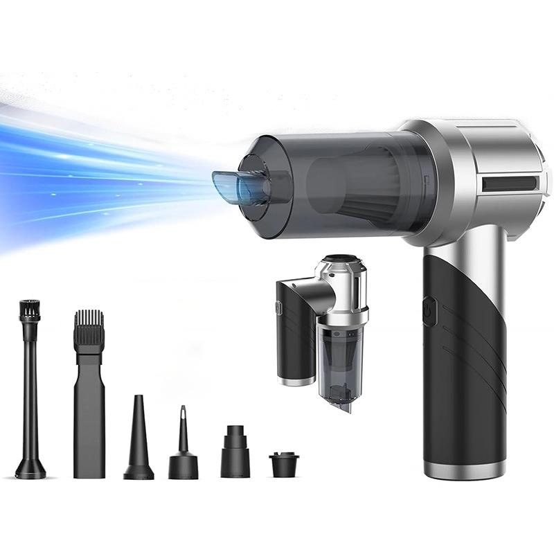 车家两用无线充电无刷大吸力小型手持迷你折叠车载吹吸一体吸尘器