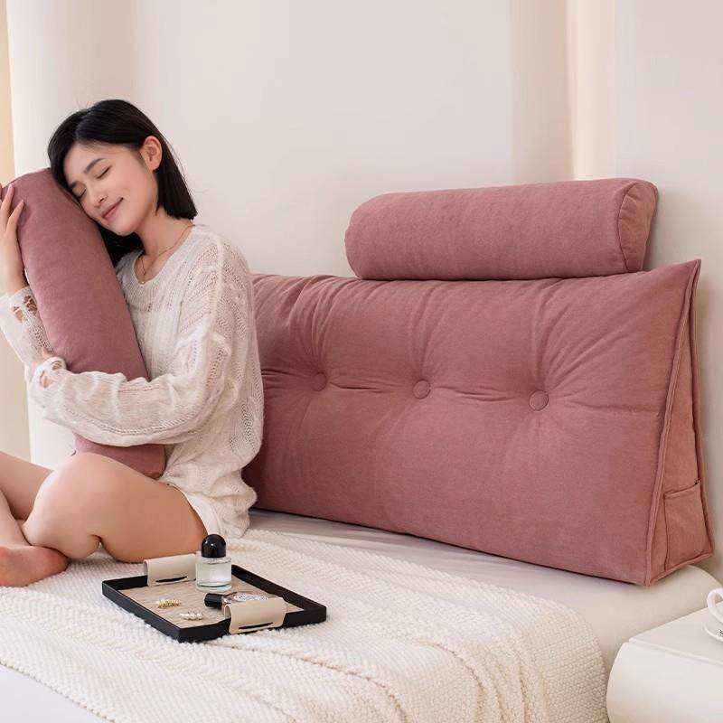 雪尼尔三角靠背软包靠枕床头靠垫可拆洗跨境压缩带头枕夹腿护腰部,居家布艺,抱枕被,淘宝优惠券,粉丝福利购,淘宝优惠卷