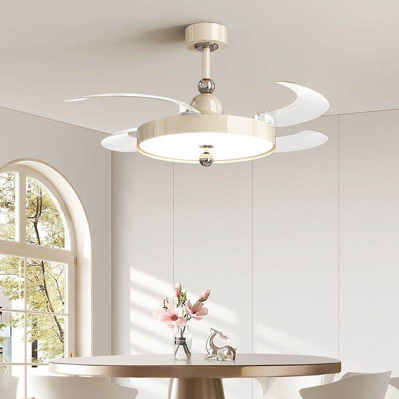 2025新款法式奶油风全光谱护眼吊扇灯餐厅儿童房卧室隐形风扇灯,家装灯饰光源,风扇灯,淘宝优惠券,粉丝福利购,淘宝优惠卷